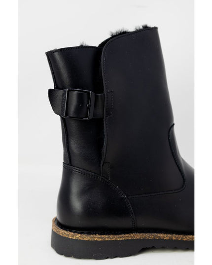Birkenstock Black Leather Ankle Boots