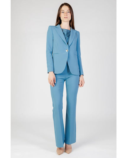Rinascimento Turquoise Polyester Blazer