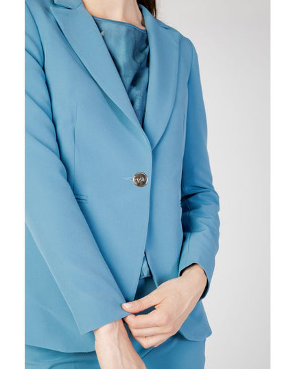 Rinascimento Turquoise Polyester Blazer