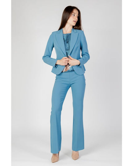 Rinascimento Turquoise Polyester Blazer