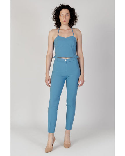 Rinascimento Turquoise Polyester Top