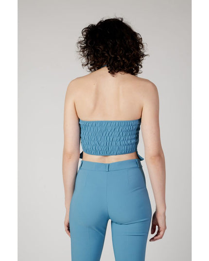 Rinascimento Turquoise Polyester Top