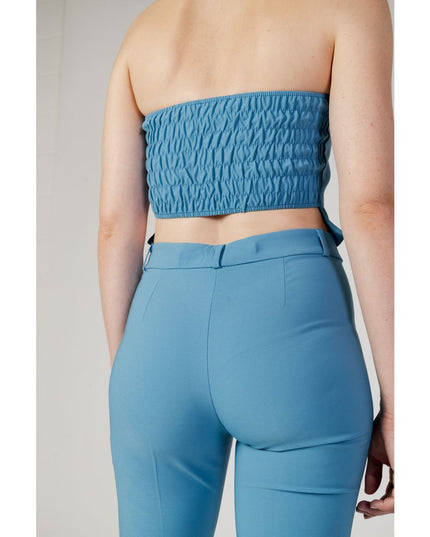 Rinascimento Turquoise Polyester Top