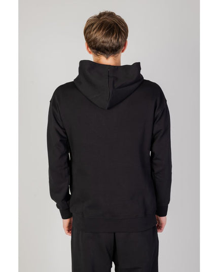 Underclub Black Cotton Hoodie
