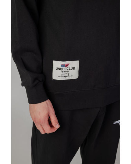 Underclub Black Cotton Sweatshirt