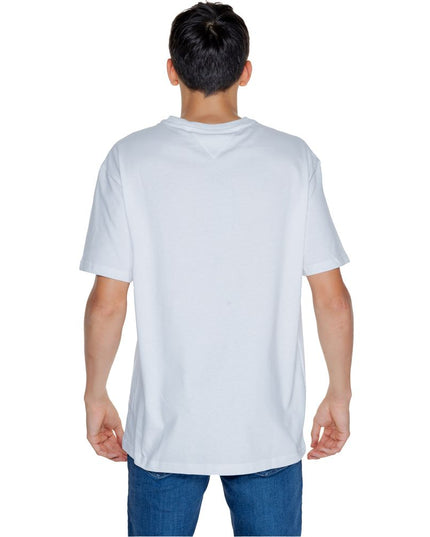 Tommy Hilfiger Jeans White Cotton T-Shirt