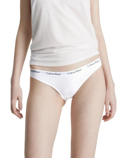 Calvin Klein Underwear White Cotton Pantie