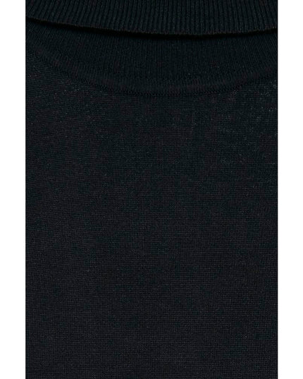 ICHI Black Viscose Turtleneck