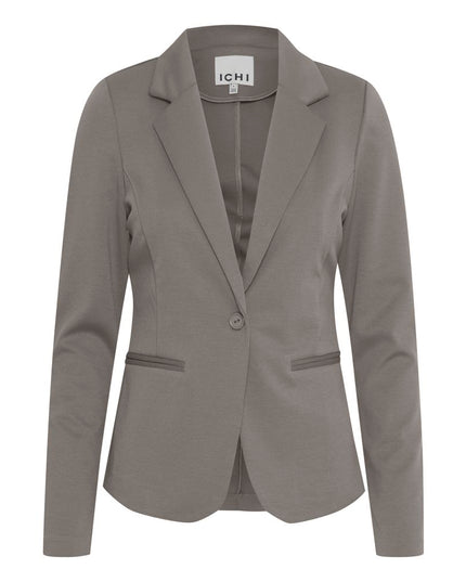 ICHI Beige Polyester Blazer