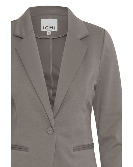 ICHI Beige Polyester Blazer