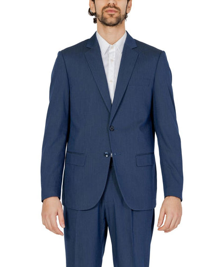 Antony Morato Blue Polyester Blazer