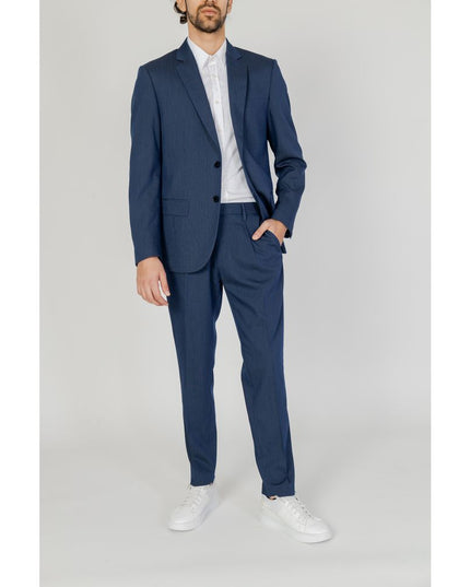 Antony Morato Blue Polyester Blazer