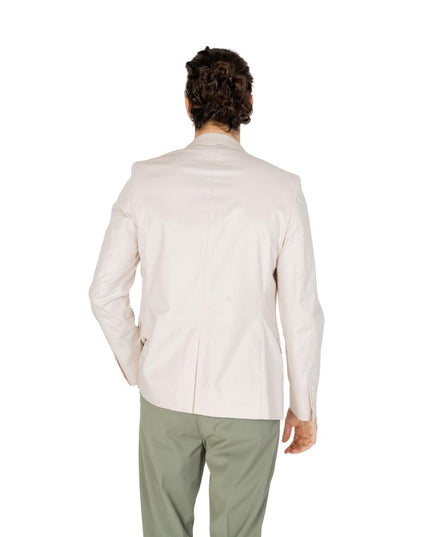 Antony Morato Cream Cotton Blazer