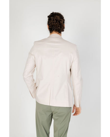 Antony Morato Cream Cotton Blazer