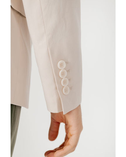 Antony Morato Cream Cotton Blazer
