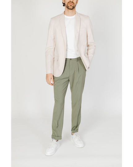 Antony Morato Cream Cotton Blazer