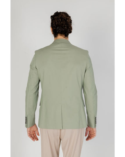 Antony Morato Green Cotton Blazer