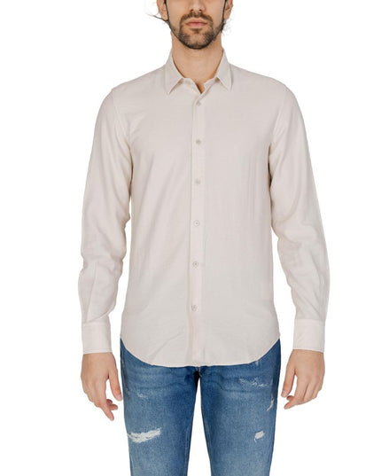 Antony Morato Beige Viscose Shirt