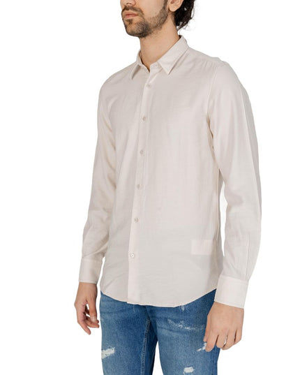 Antony Morato Beige Viscose Shirt