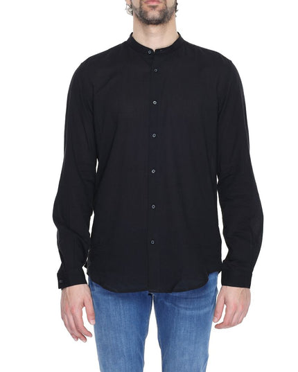 Antony Morato Black Cotton Shirt