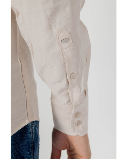 Antony Morato Beige Viscose Shirt