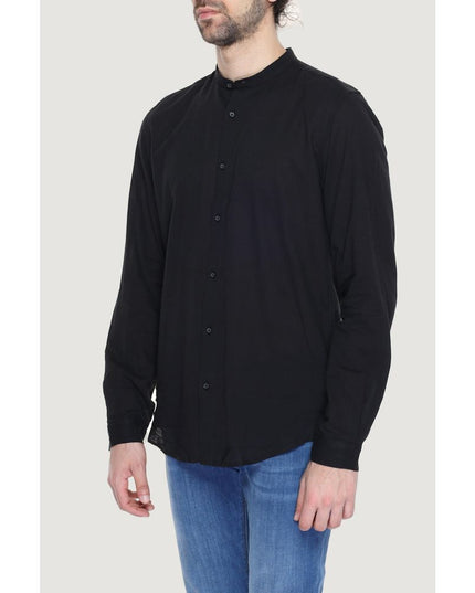 Antony Morato Black Cotton Shirt