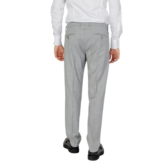 Antony Morato Gray Polyester Dress Pants