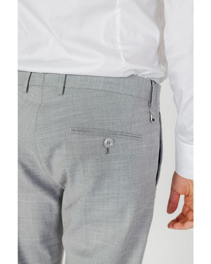 Antony Morato Gray Polyester Dress Pants