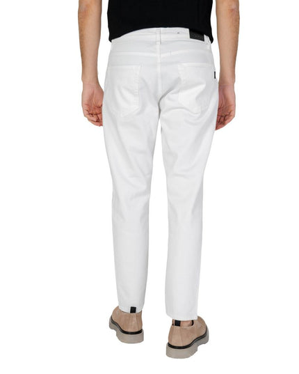 Antony Morato White Cotton Skinny Jeans