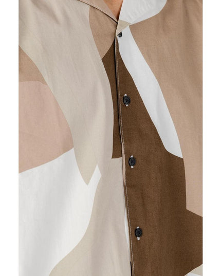 Only & Sons Brown Cotton Shortsleeve Shirt