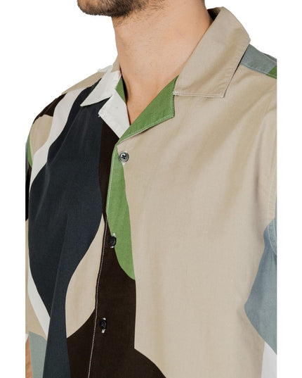 Only & Sons Green Cotton Shortsleeve Shirt