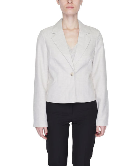 Vero Moda Gray Polyester Blazer