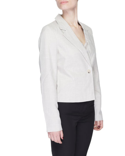 Vero Moda Gray Polyester Blazer