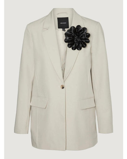 Vero Moda Beige Polyester Blazer