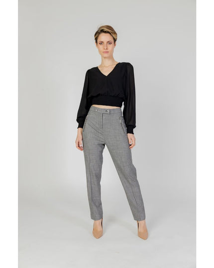 Morgan De Toi Black Polyester Pants