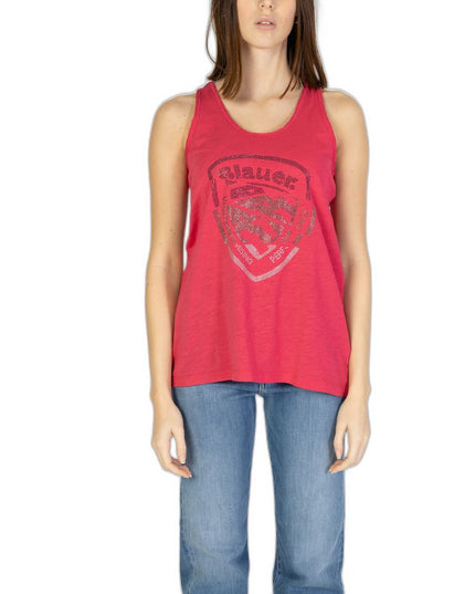 Blauer Pink Cotton Tank Tops