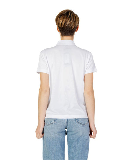 Blauer White Polyester T-Shirt