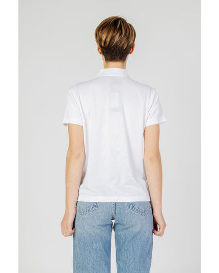 Blauer White Polyester T-Shirt