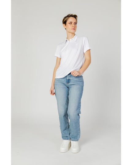 Blauer White Polyester T-Shirt