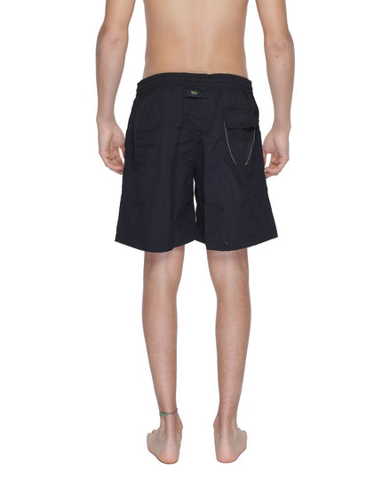Blauer Black Polyamide Swim Shorts