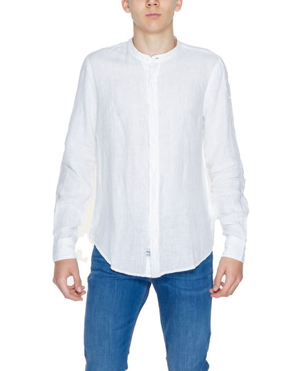 Blauer White Linen Shirt
