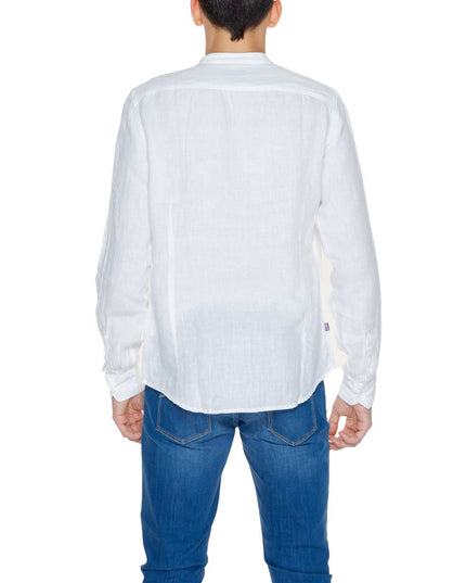 Blauer White Linen Shirt