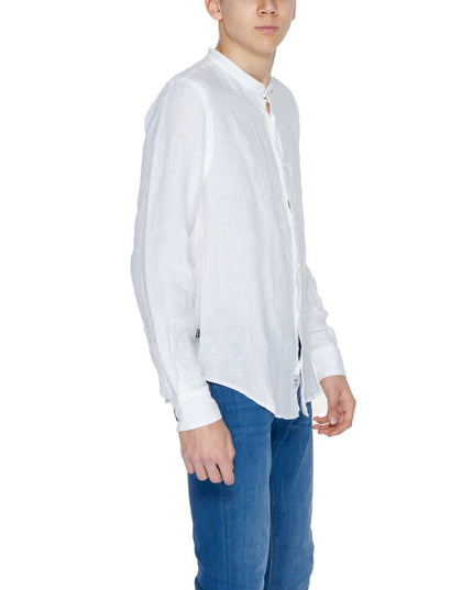 Blauer White Linen Shirt