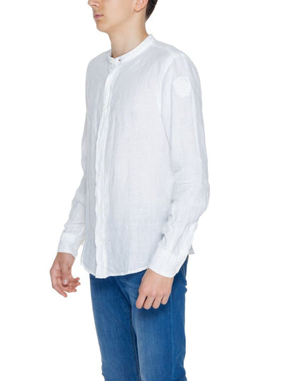 Blauer White Linen Shirt