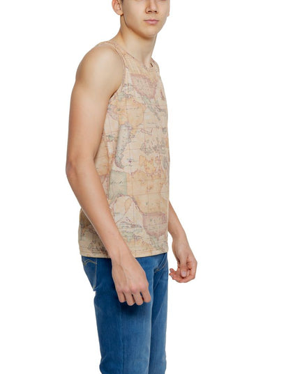 Alviero Martini Prima Classe Beige Polyester Tank Tops