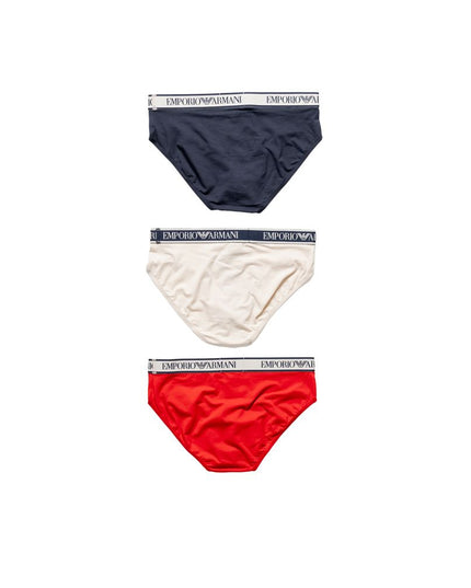 Emporio Armani Underwear Red Cotton Briefs