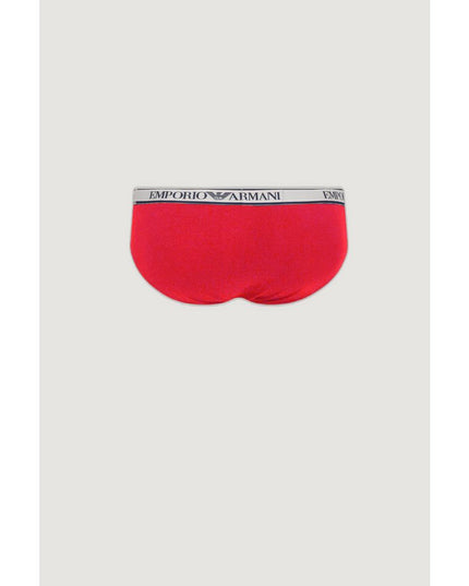 Emporio Armani Underwear Red Cotton Briefs
