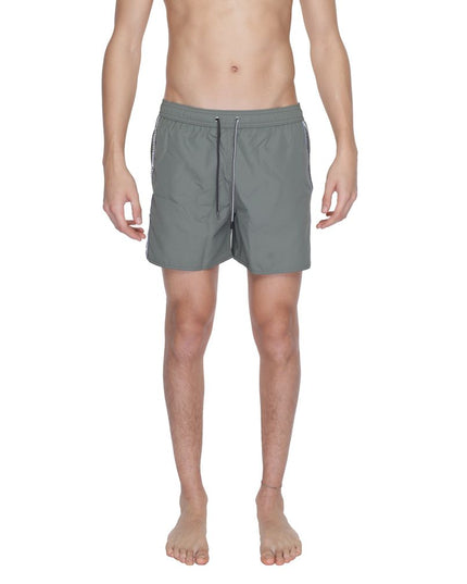 Emporio Armani Underwear Green Polyester Swim Shorts