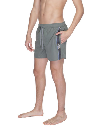 Emporio Armani Underwear Green Polyester Swim Shorts