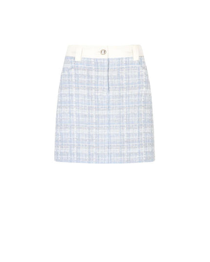 Morgan De Toi Blue Polyester Mini Skirt